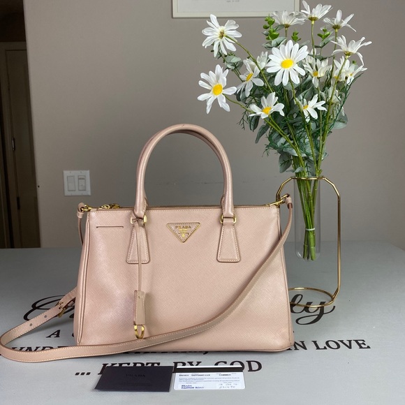 Prada Handbags - Prada Lux Saffiano Small Totes shoulder bag